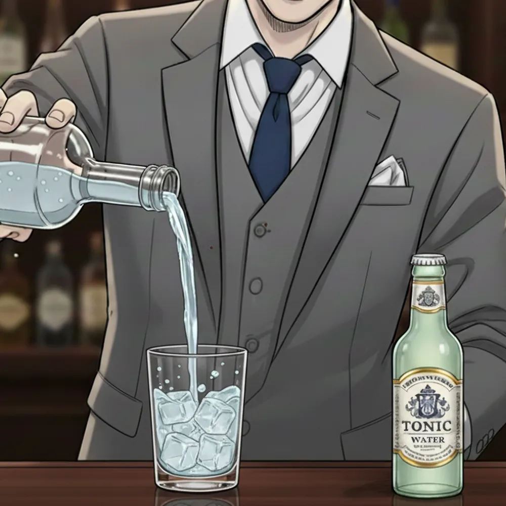 ジントニック制作中