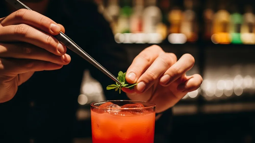 ノンアルコールカクテル完成