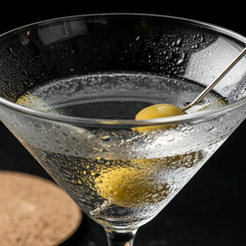 マティーニを飲んでいるグラス