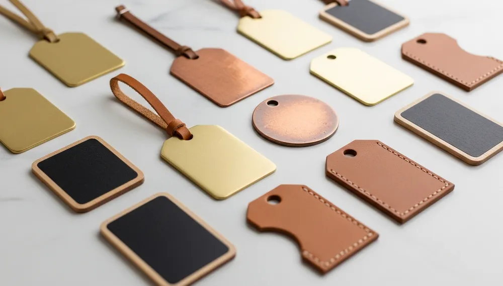 様々な種類のボトルタグ