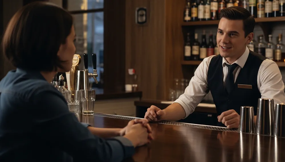 バーテンダーとの会話