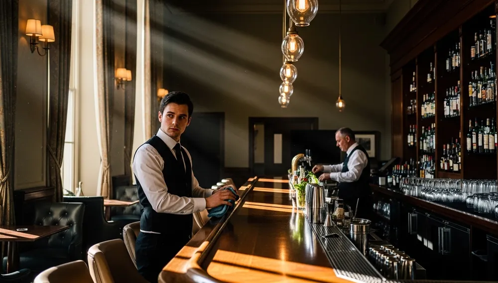 カウンターの準備