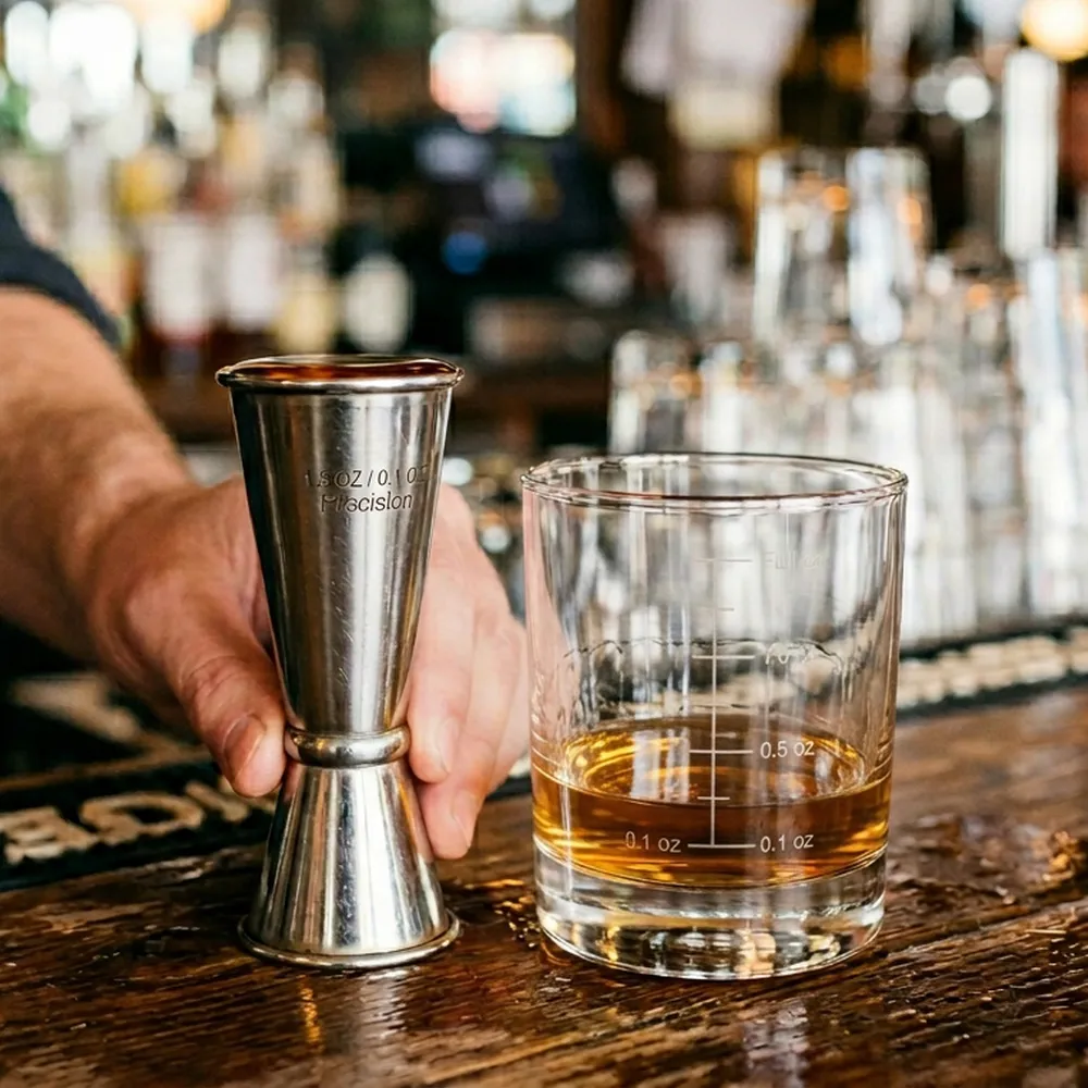 ジガーで1ozを測る