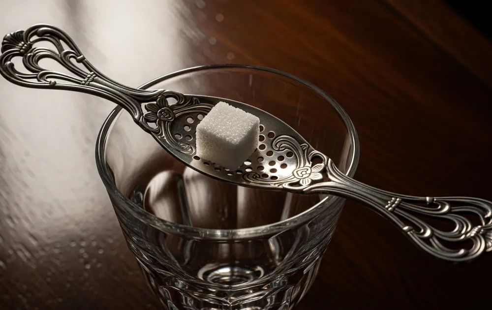 「緑の妖精」を呼び出す儀式。アブサンスプーンとグラスが変える、至福の15分