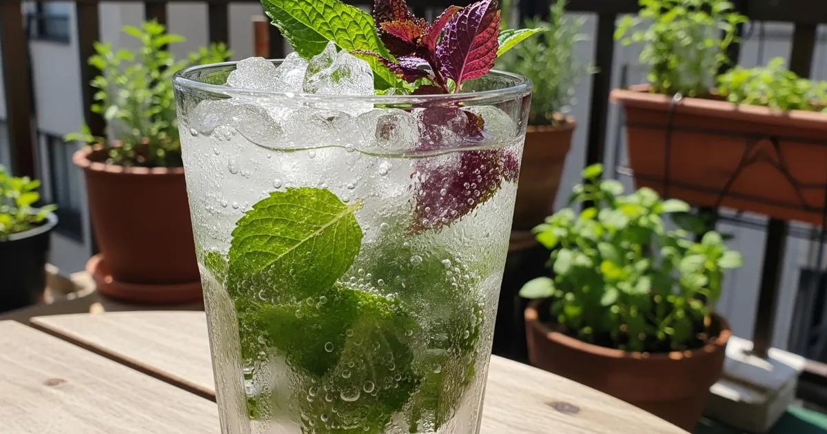 庭のハーブで、至福の一杯を。香りを一気に開かせる「隠し痕」の技法